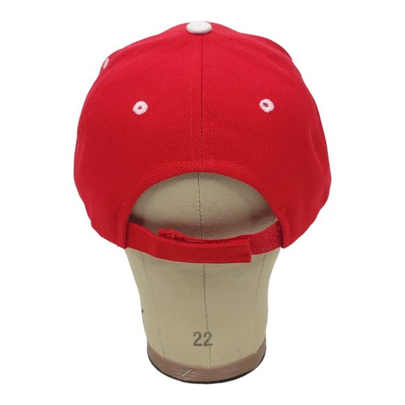 City Hunter Dale Earnhardt Jr 8 Nascar Racing Mesh Strapback Cap Trucker Red Hat - Picture 4 of 12